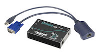 Wizard KVM Extender - VGA, USB Computer, PS/2 Console, Single-Access, CATx