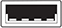usb 1.1 and 2.0 type a icon